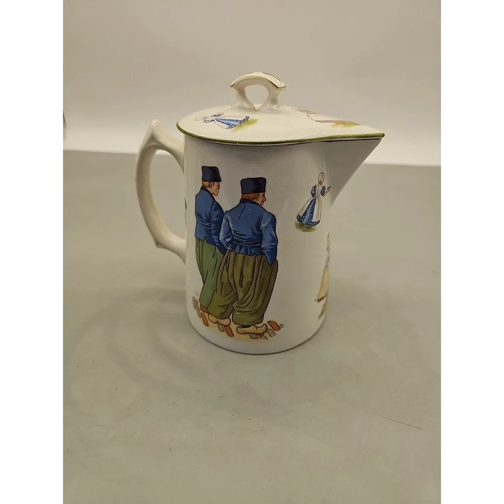 Edwin M‎ Knowles China Semi Vitreous China Pitcher Dutch Children